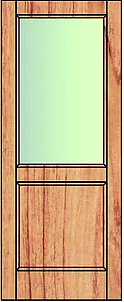 Veneer bottom panel top glass. Suitable for interior use