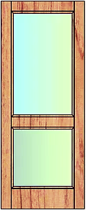 Two pane glass. Suitable for external use