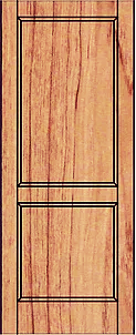 Solid two panel with veneer panel. Suitable for internal use